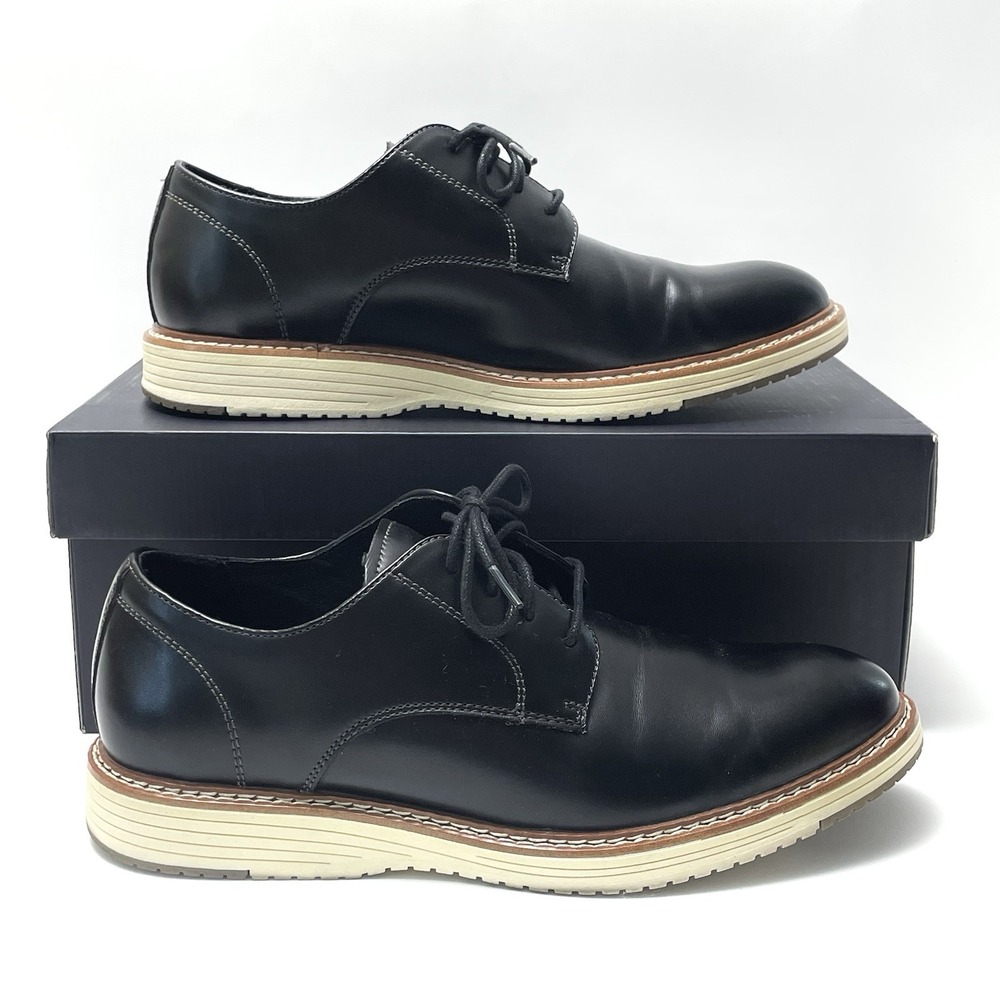 Bruno Marc Men's Black Dress Shoes Formal Derby Oxford Business Casual Size US 9